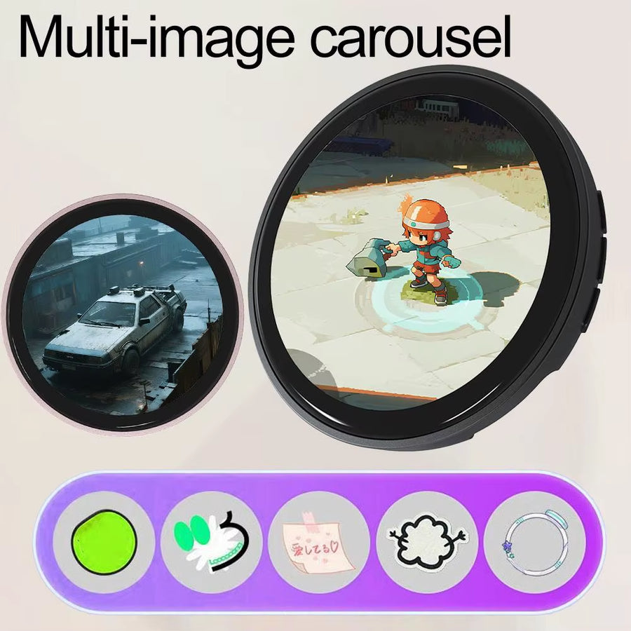 Electronic Display Badge Bar Bluetooth Smart Cyber Badge 1.85 Inch Hd Touch Screen Images, Gifs Text Short Videos Display